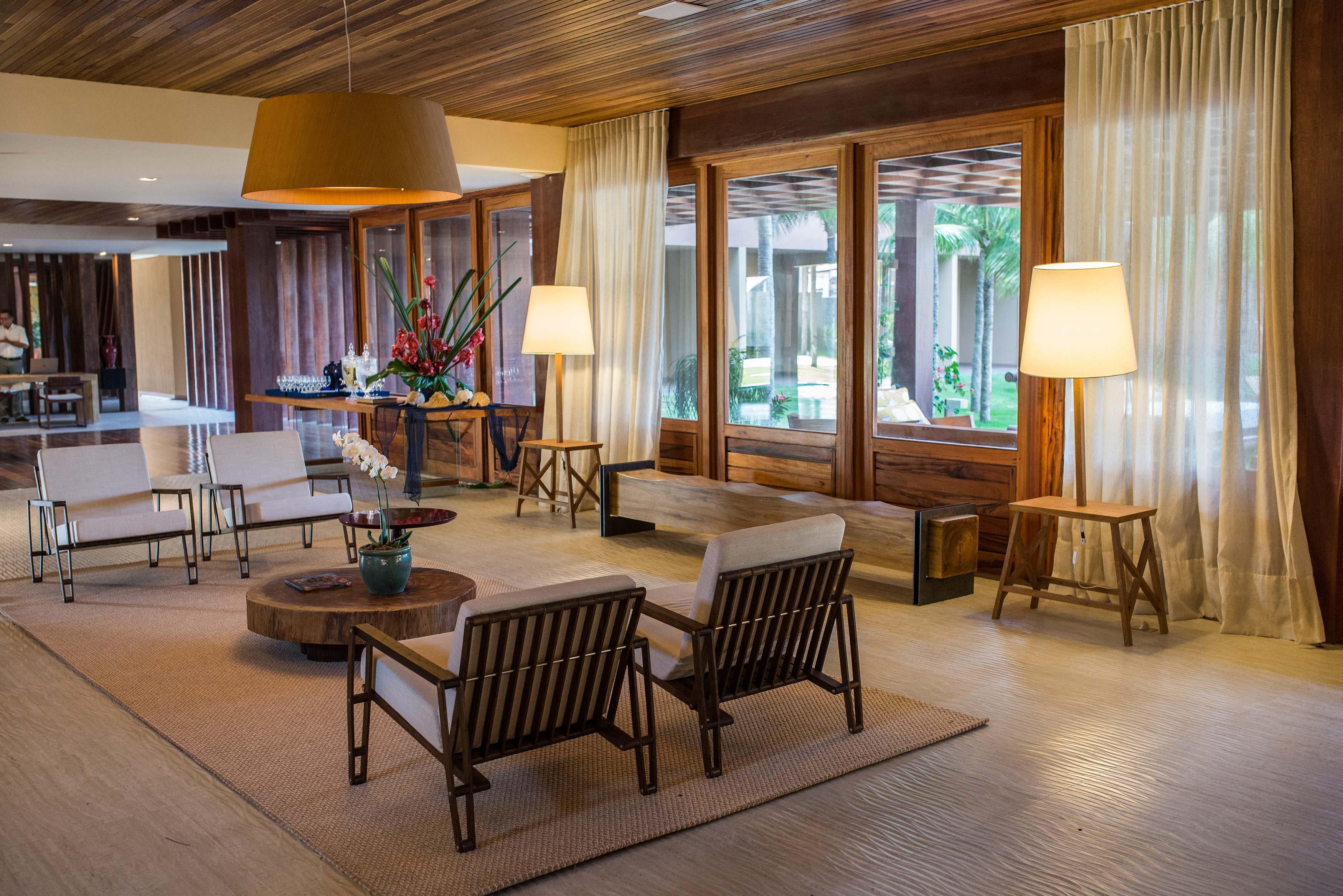 Carmel Cumbuco Resort Ngoại thất bức ảnh The lobby at the Four Seasons Resort